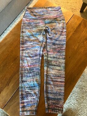 Lululemon Wunder train high rise tight leggings- Digital Oasis size M
